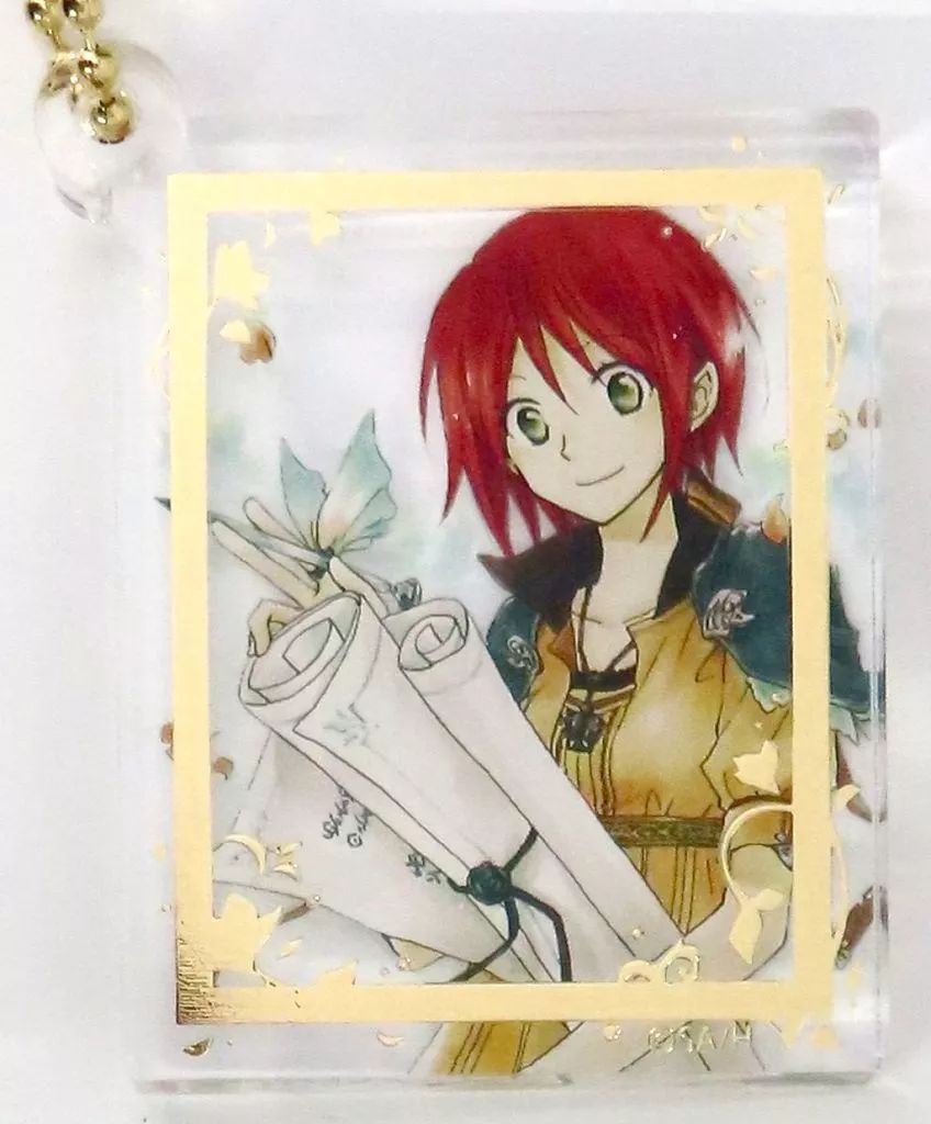 中古】キーホルダー 白雪(バストアップ) 「赤髪の白雪姫 原画展