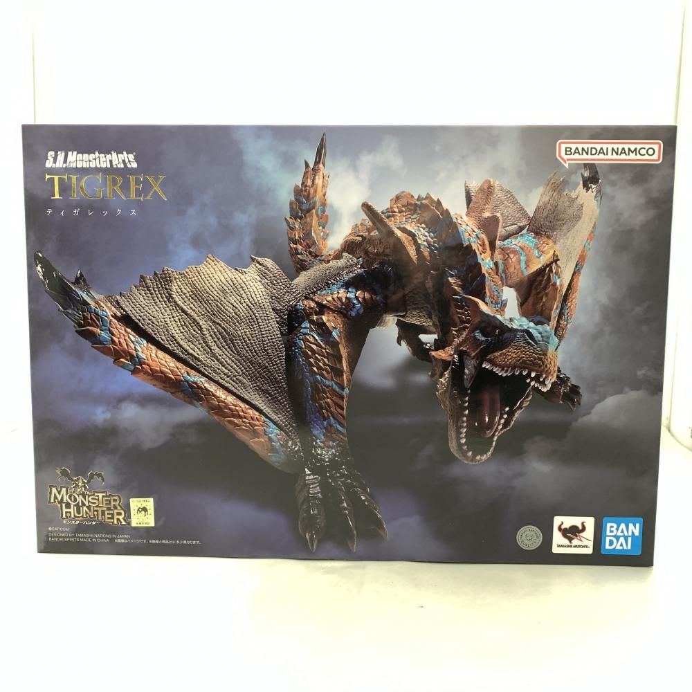 【中古】バンダイ S.H.MonsterArts ティガレックス モンスターハンターライズ モンハン[10]