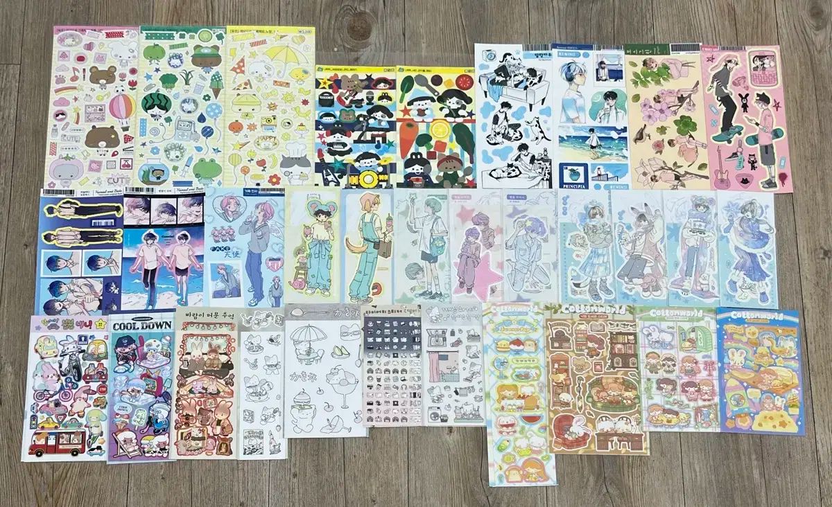 デコレーションダイアリー シールステッカー 100 腸 一括処分 ( 2 ）