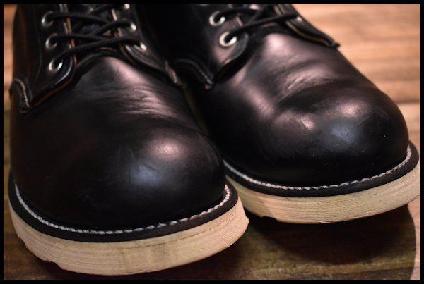 9D 良品 犬タグ 98年】レッドウィング 8165 アイリッシュセッター 黒