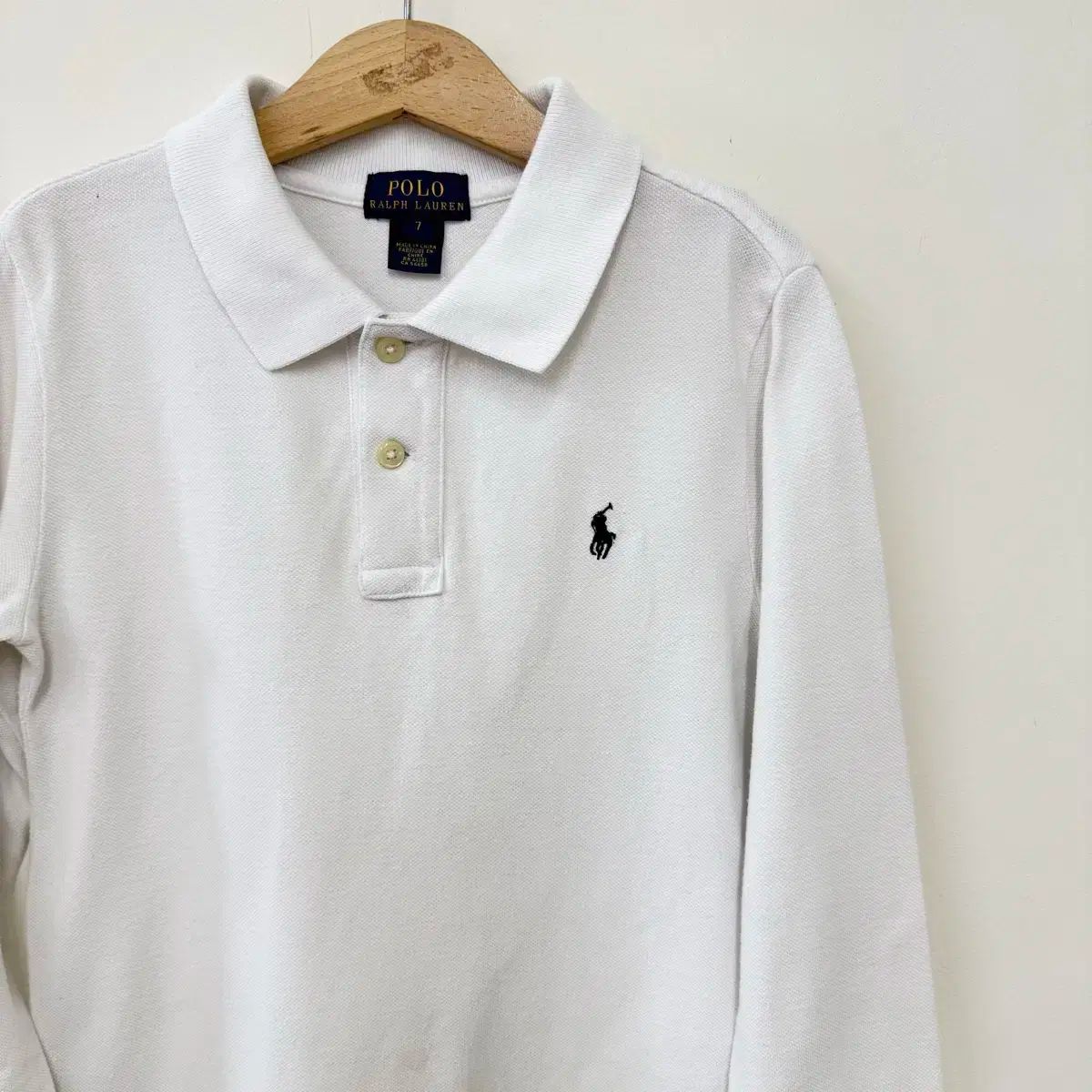 ( 130 ) ポロ キッズ ピケ 長袖 7t