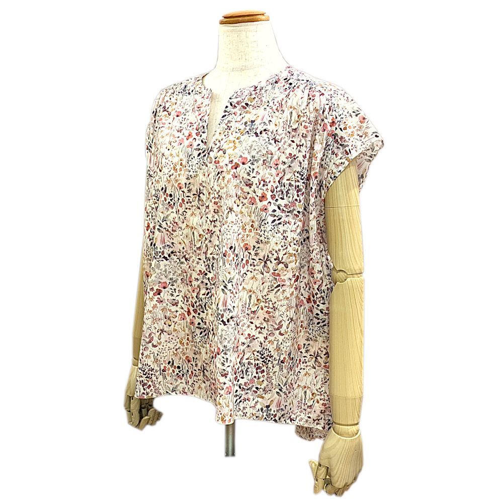 【SALE】amherst アムハースト リバティ LIBERTY バッグギャザーフレンチスリーブブラウス  サイズ(M) 品番(HH2522511) col.5 返品不可 amherst 【SALE】amherst アムハースト リバティ LIBERTY バッグ
