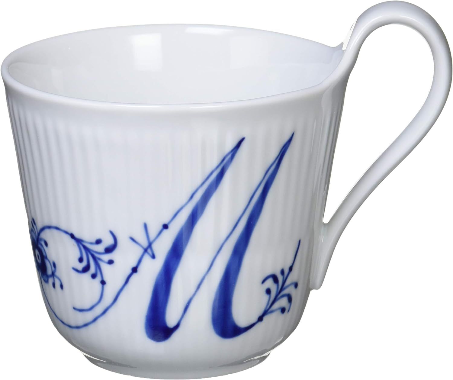 【正規輸入品】ロイヤルコペンハーゲン ブルーフルーテッド プレイン ハイハンドル マグカップ 330ml 「 M 」 結婚祝い プレゼント 1017158