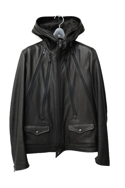 アンダーカバー UNDERCOVER 14AW 牛革 レザー 中綿 フーディー アンダーカバー UNDERCOVER 14AW 牛革 レザー 中綿 フーディー
