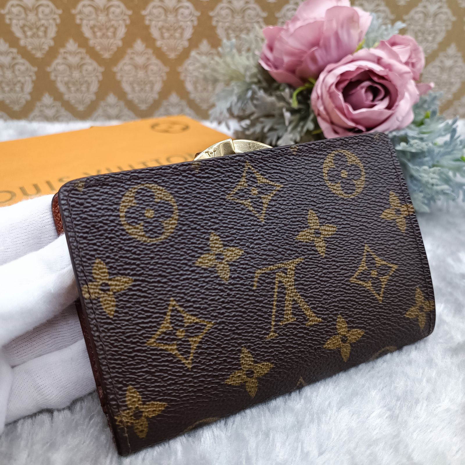 LOUISVUITTON 】 ルイヴィトン モノグラム ポルトモネビエヴィエノワ