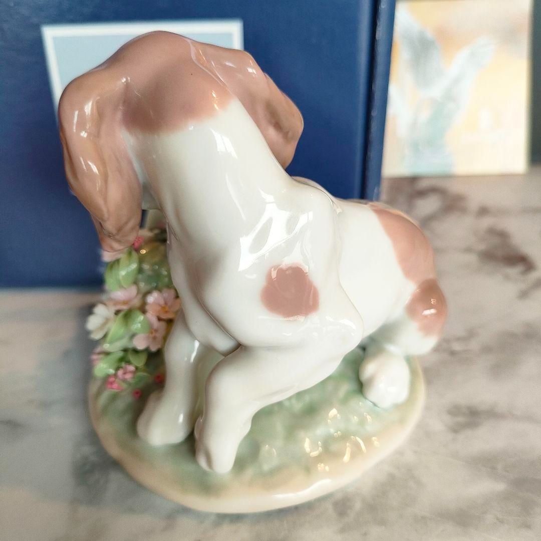 ★元箱付属　絶版品　リヤドロ　『僕じゃないよ』　置物　犬 美品】リヤドロ LLADRO 「僕じゃないよ」 絶版品 犬 DOG 陶器
