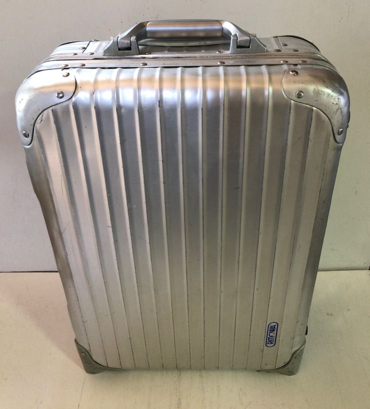 RIMOWA スーツケース 92952 シルバー 2輪 青ロゴ