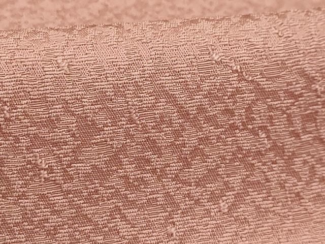 平和屋着物□上質な色無地 紋意匠 珊瑚色 正絹 逸品 AAAZ5378sx - メルカリ