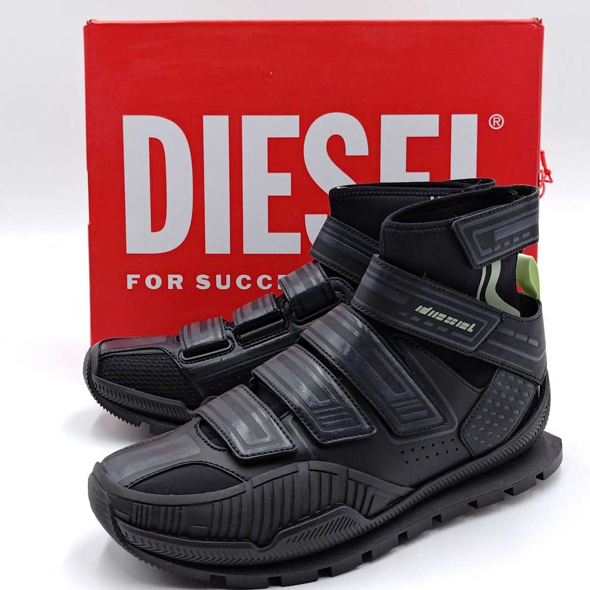 DIESEL ディーゼル　スニーカー ディーゼル DIESEL レースアップスニーカー （BLACK） -waja