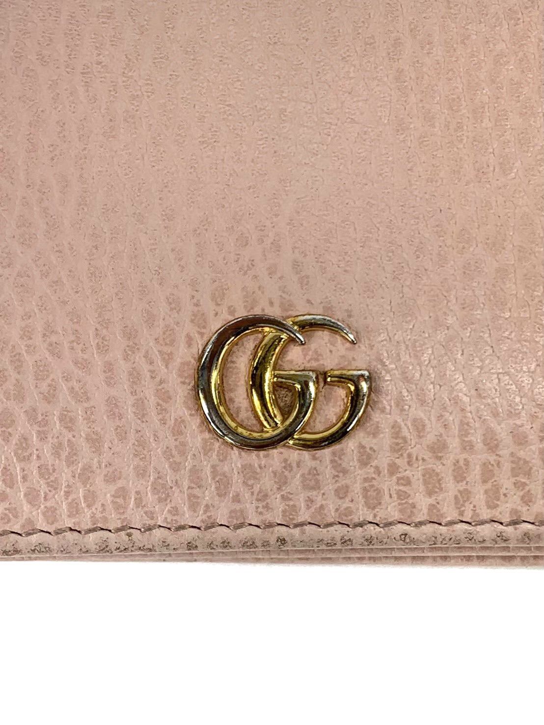 GUCCI グッチ 456126.493075 レザー コンパクト 折り財布 - ブランド