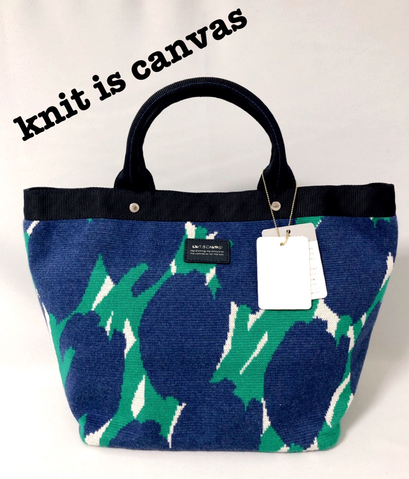 美品 新品未使用 タグ付き KNIT IS CANVAS ニットイズキャンバス