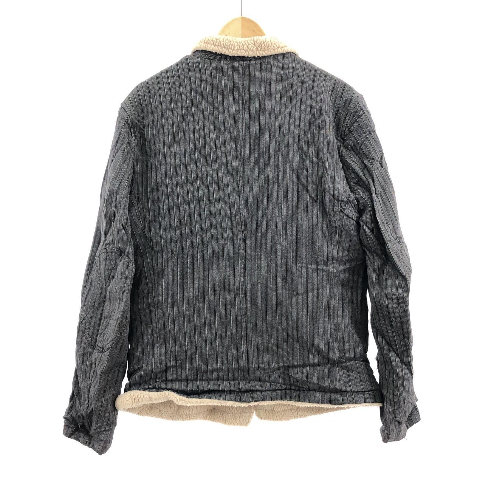 COMME des GARCONS HOMME　ジャケット　グレー　ストライプ　M