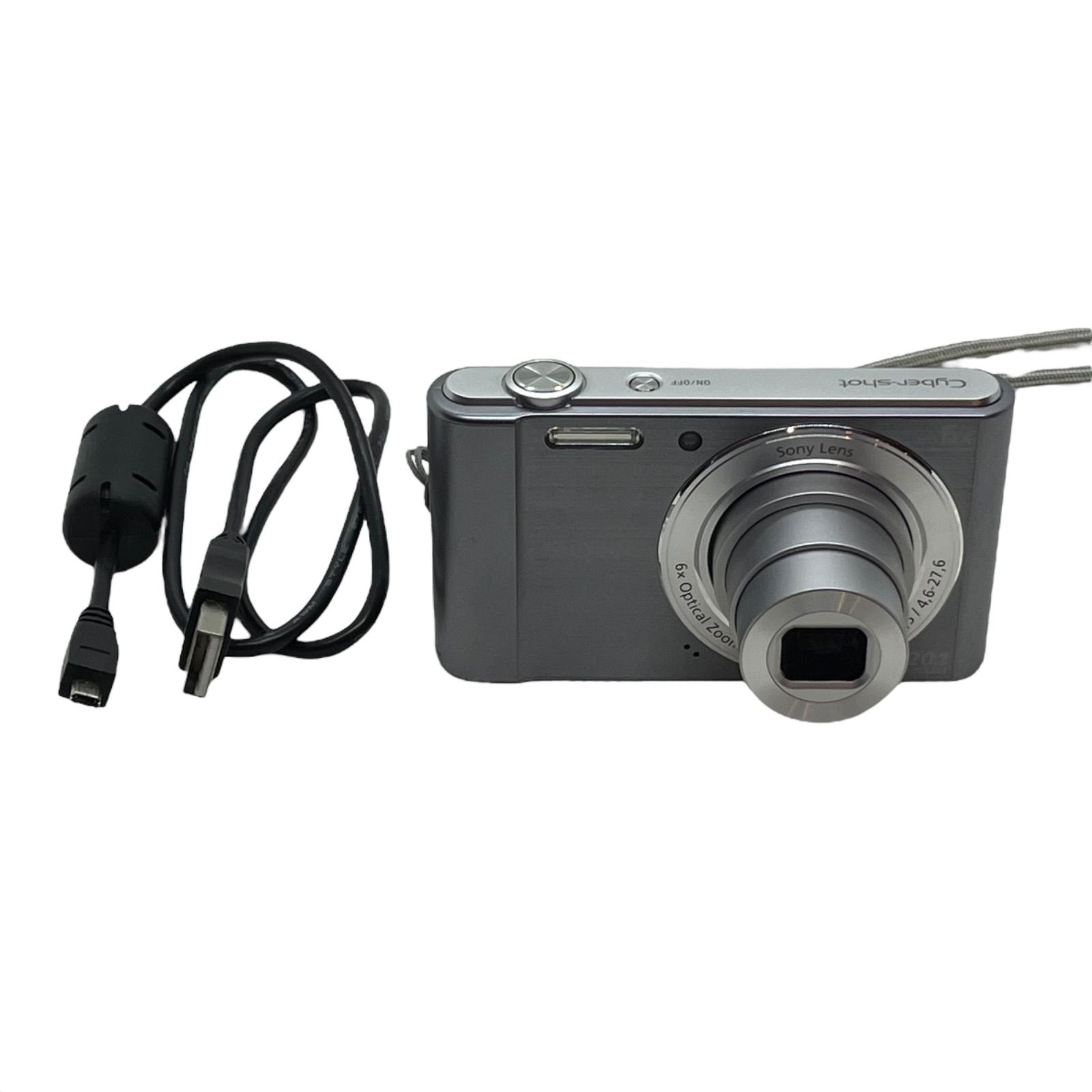 管33814 通電 済 SONY ソニー Cyber-shot DSC‐W810 デジタルカメラ 3.5-6.5 4.6-27.6 シルバー コンデジ 撮影機材