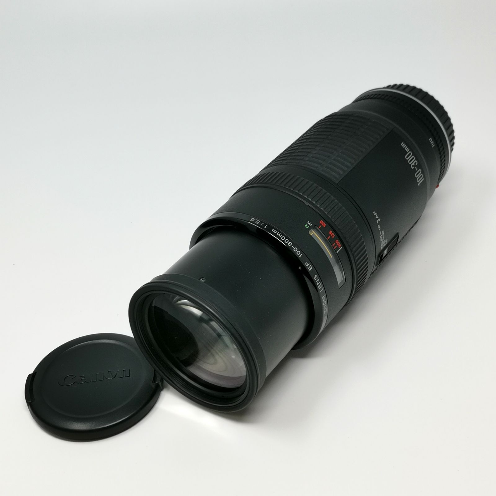 キャノン Canon EF 100 300 F 5 6 超望遠レンズ 動作未 袋付き 管理番号