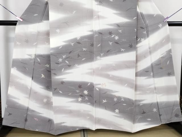 平和屋本店□極上 俳優・杉良太郎 訪問着 刺繍 吹寄せ文 暈し染め 金糸