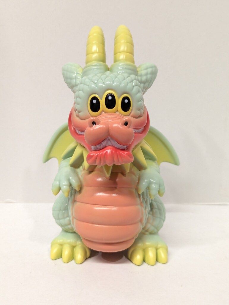 カームドラゴン　Duckster別注限定カラー　アートジャンキー Duckster/ダックスター DS×ART JUNKIE ソフビCALM DRAGON
