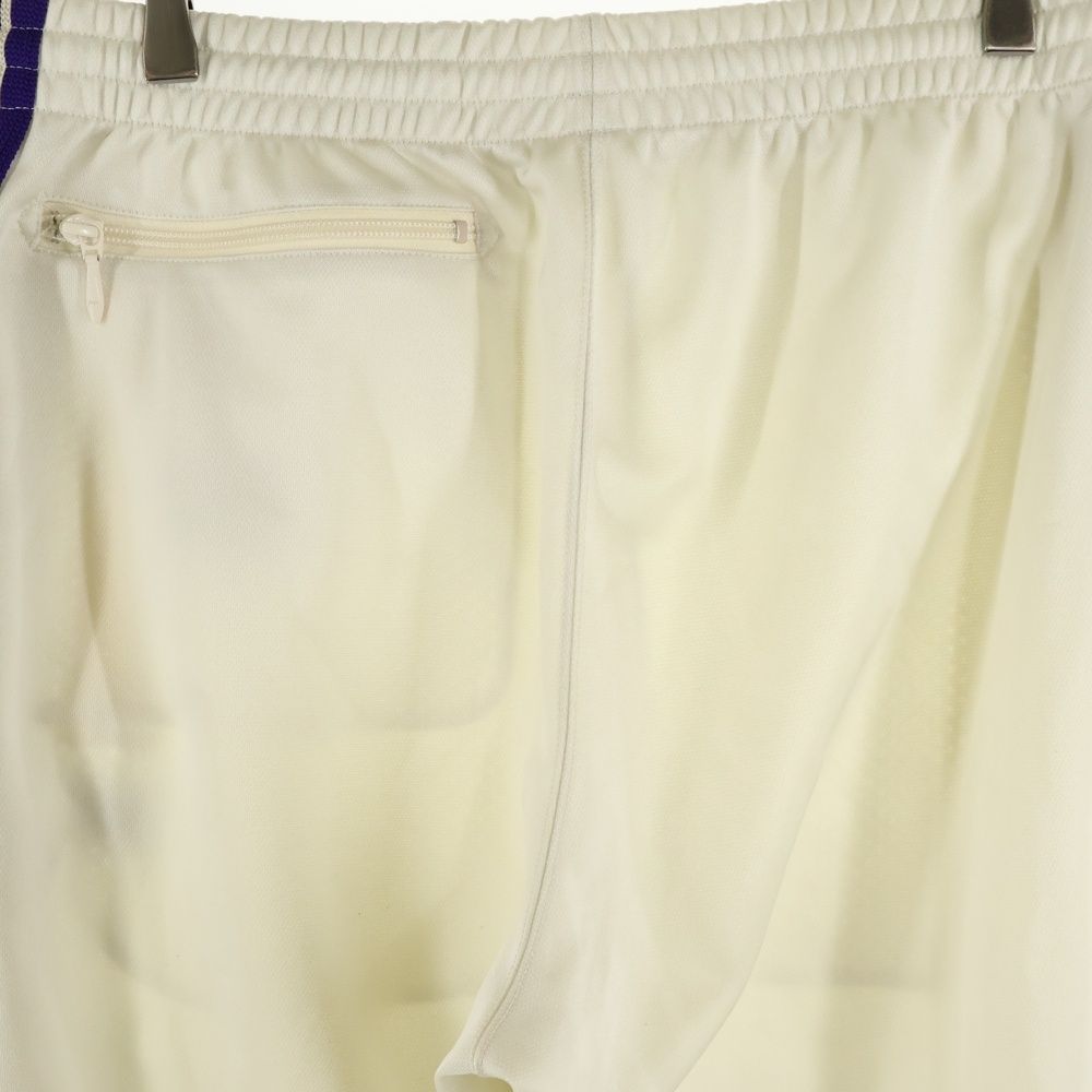 NEEDLES 23SS ナロー 23ss Needles トラックパンツ ナロー S ナロー S ホワイトパープル白紫