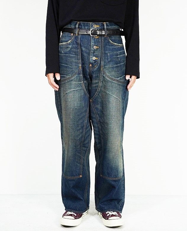 SUGARHILL シュガーヒル 22/AW 22AWPT12 ダブルニーデニムパンツ SUGARHILL シュガーヒル 22/AW 22AWPT12 ダブルニーデニムパンツ
