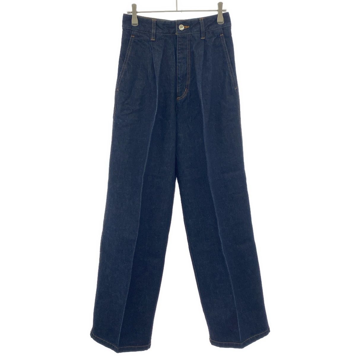 MYWEAKNESS マイウィークネス デニムワイドパンツ 10-PT-16 インディゴブルー 24