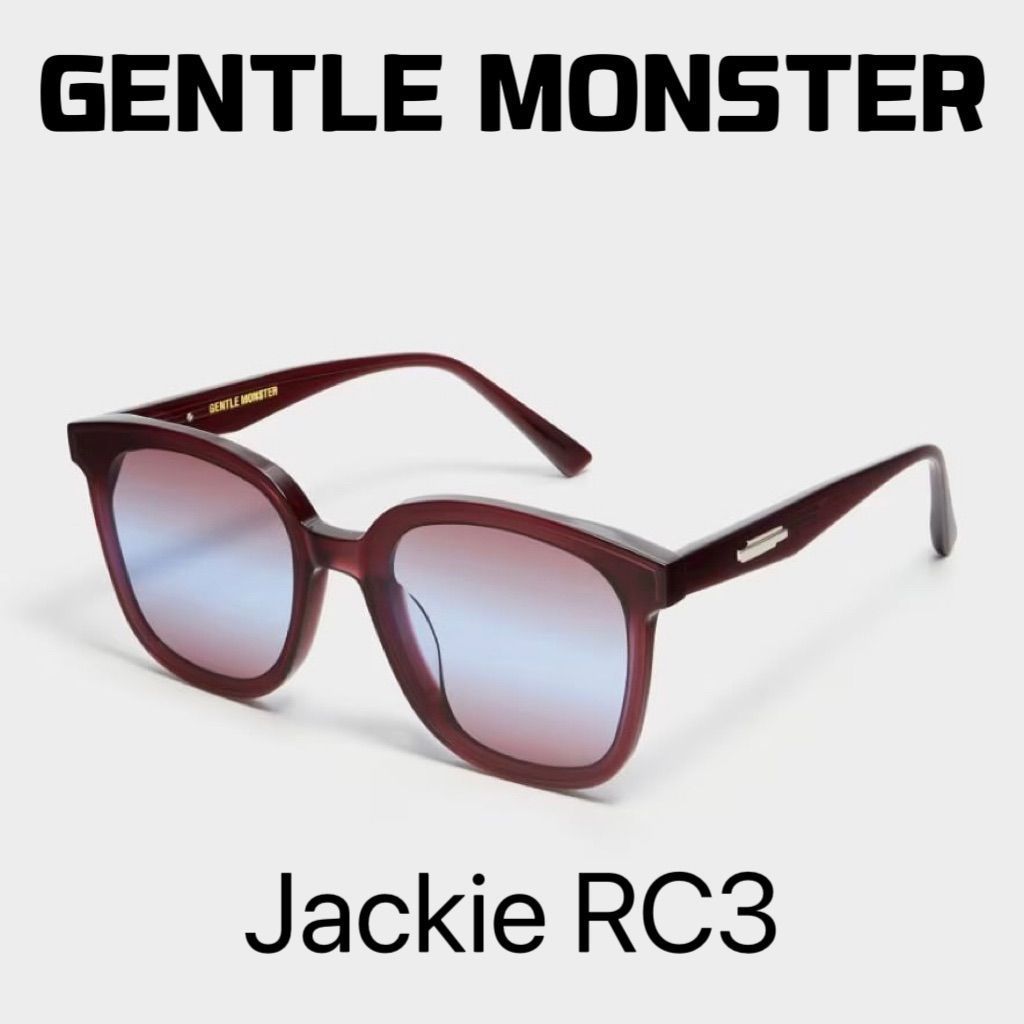 未使用 Gentle Monster サングラス jackie RC3 男女兼用 レッドフレーム/ レッドグラデーションレンズ R196 - メルカリ