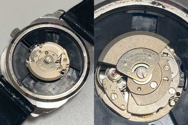 SEIKO セイコーオートマティック デイト 腕時計 4205-0220 Cal.4205 17