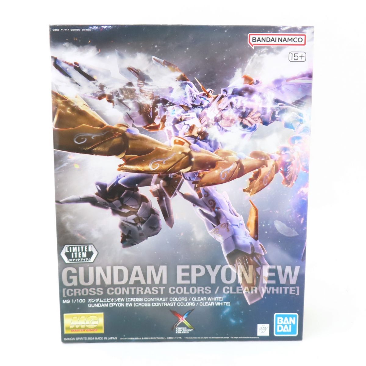 未組立 MG 1 100 OZ-13MS ガンダムエピオンEW CROSS CONTRAST COLORS CLEAR WHITE プラモデル 内袋