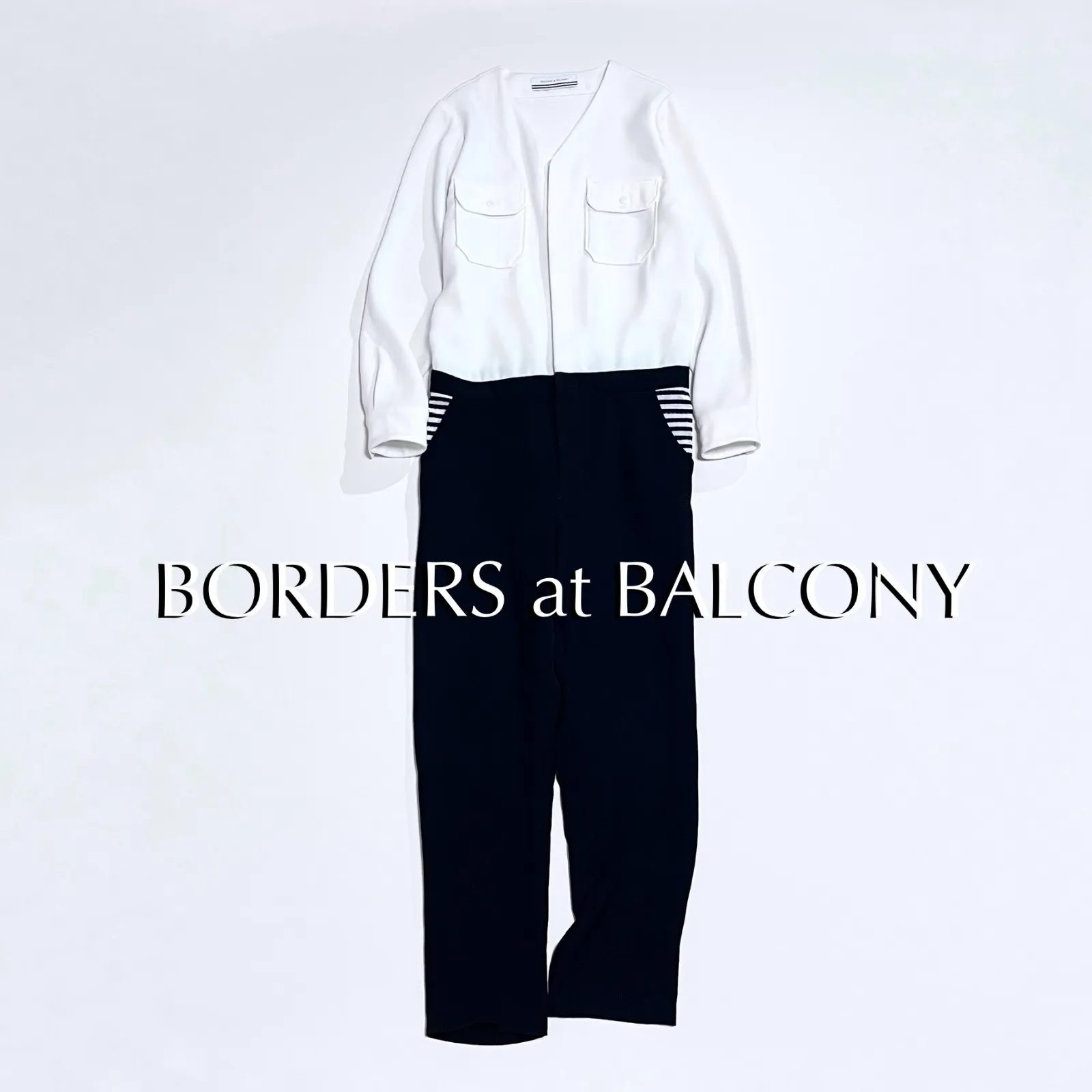 新品 定価5.8万 ♡borders at balcony オールインワン 中古・古着通販】BORDERS at BALCONY (ボーダーズアット