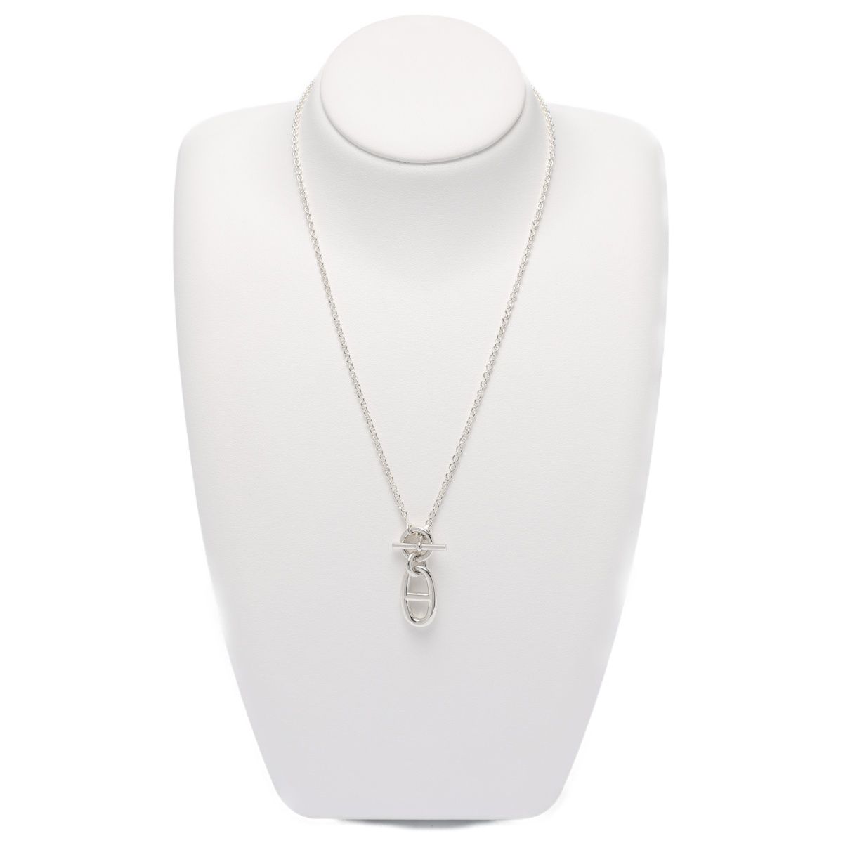 エルメス/HERMES シェーヌダンクル アミュレット ネックレス Ag925