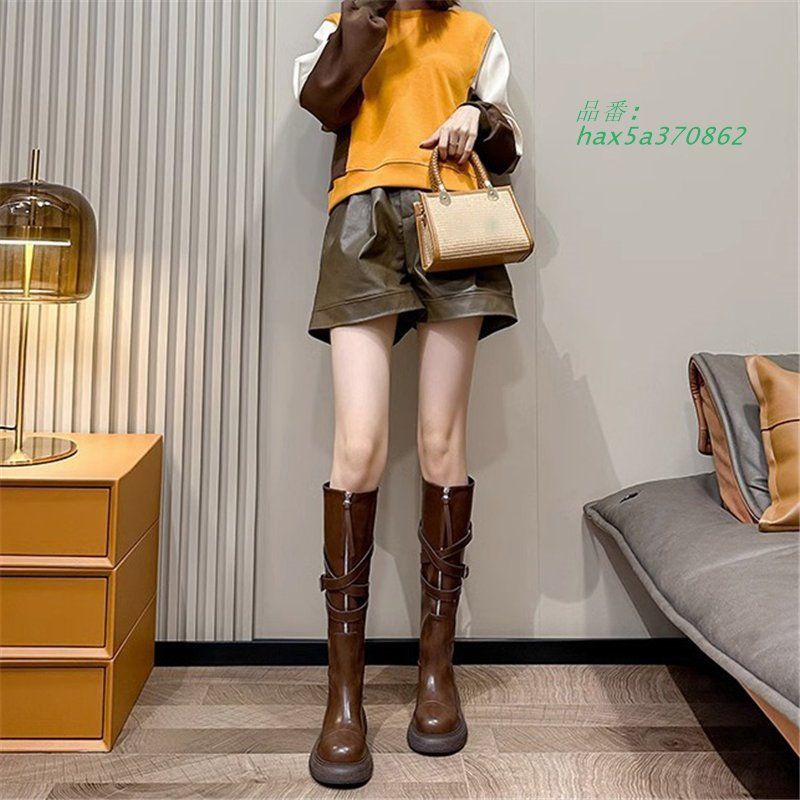 ニーハイブーツ 膝丈