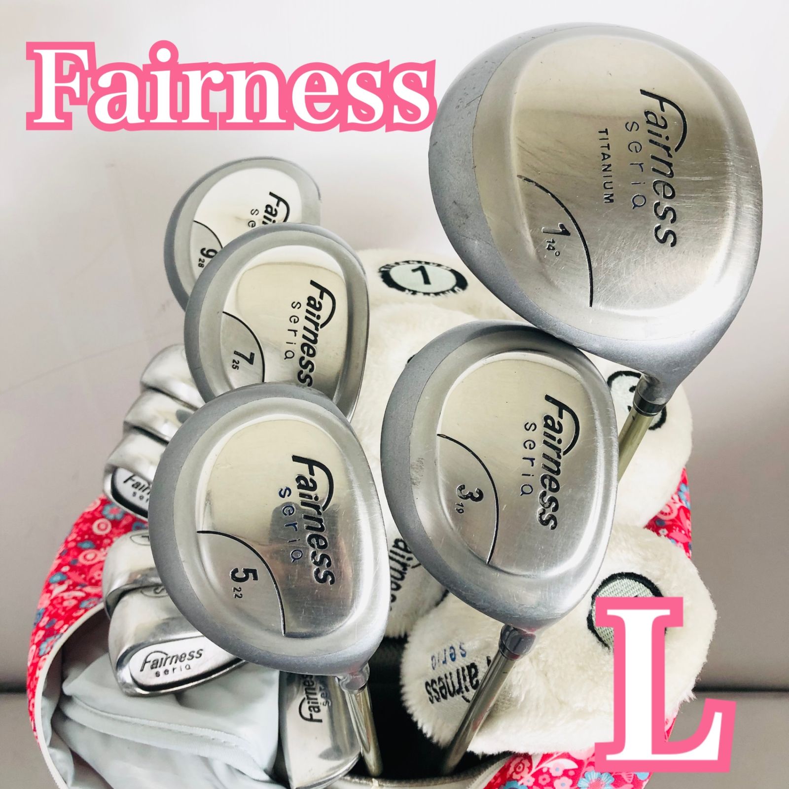 レディース Fairness フェアネス seria セリア ゴルフ クラブ セット
