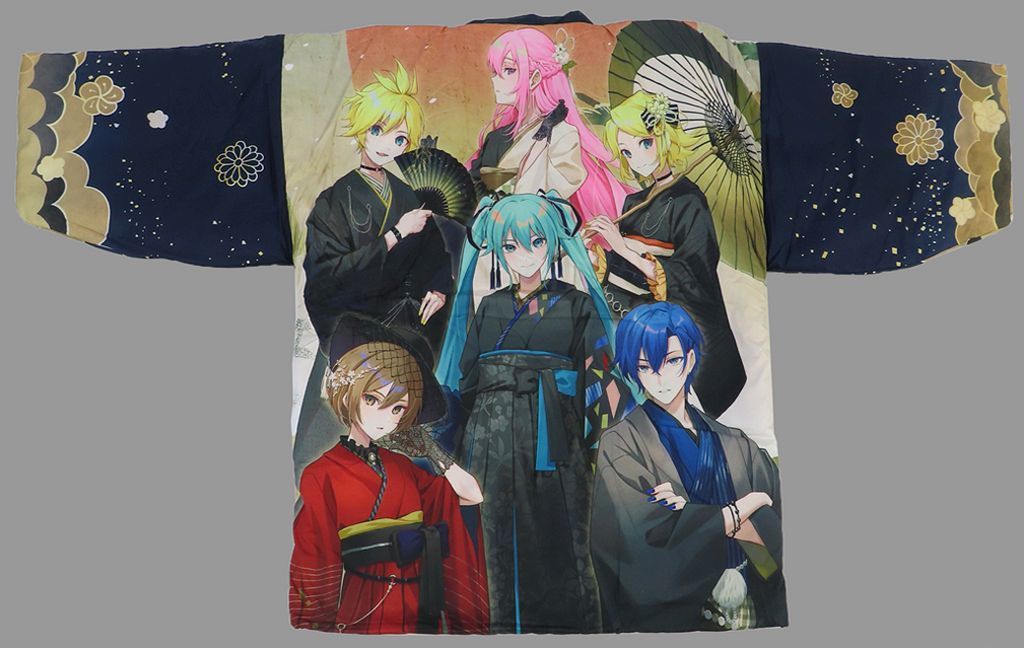 中古】衣類 集合 はんてん ネイビー フリーサイズ 「初音ミク New Year