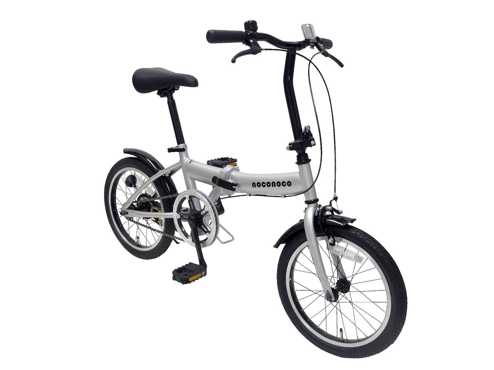 【数量限定】ノコノコ のこのこ noconoco スモールコンパクト シルバー 16型折畳み自転車 SGマーク付