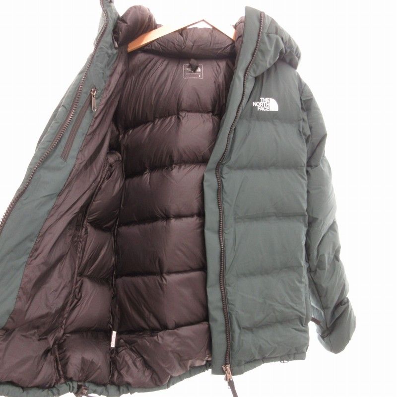 ザノースフェイス THE NORTH FACE 美品 ビレイヤーパーカ ダウンジャケット ナイロン GORE-TEX ロゴ S 緑 グリーン  ND91915 /HD1104 - メルカリ