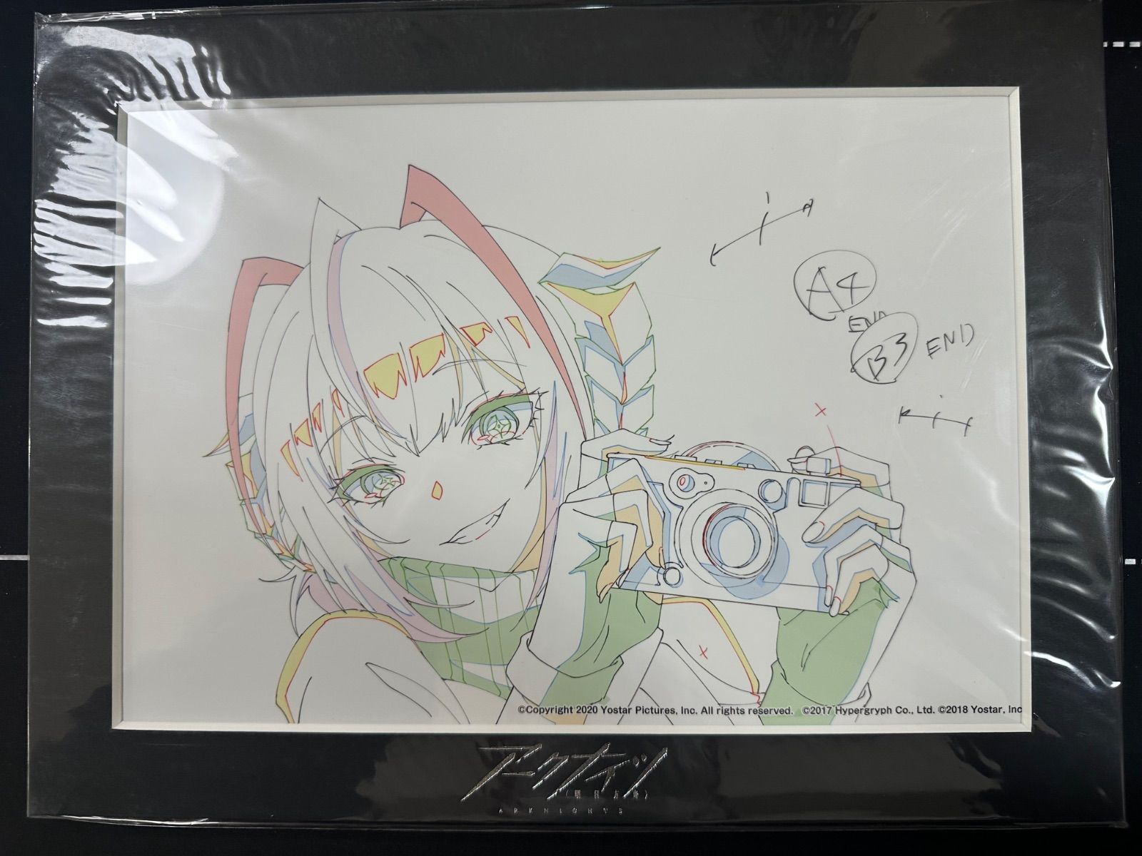 アークナイツ　複製原画　当選品　闇夜に生きるクリスマスプレゼント