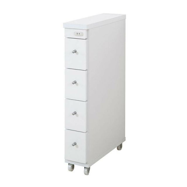 同梱・代引不可すき間ワゴン 幅15cm×奥行44cm RSW-1544W