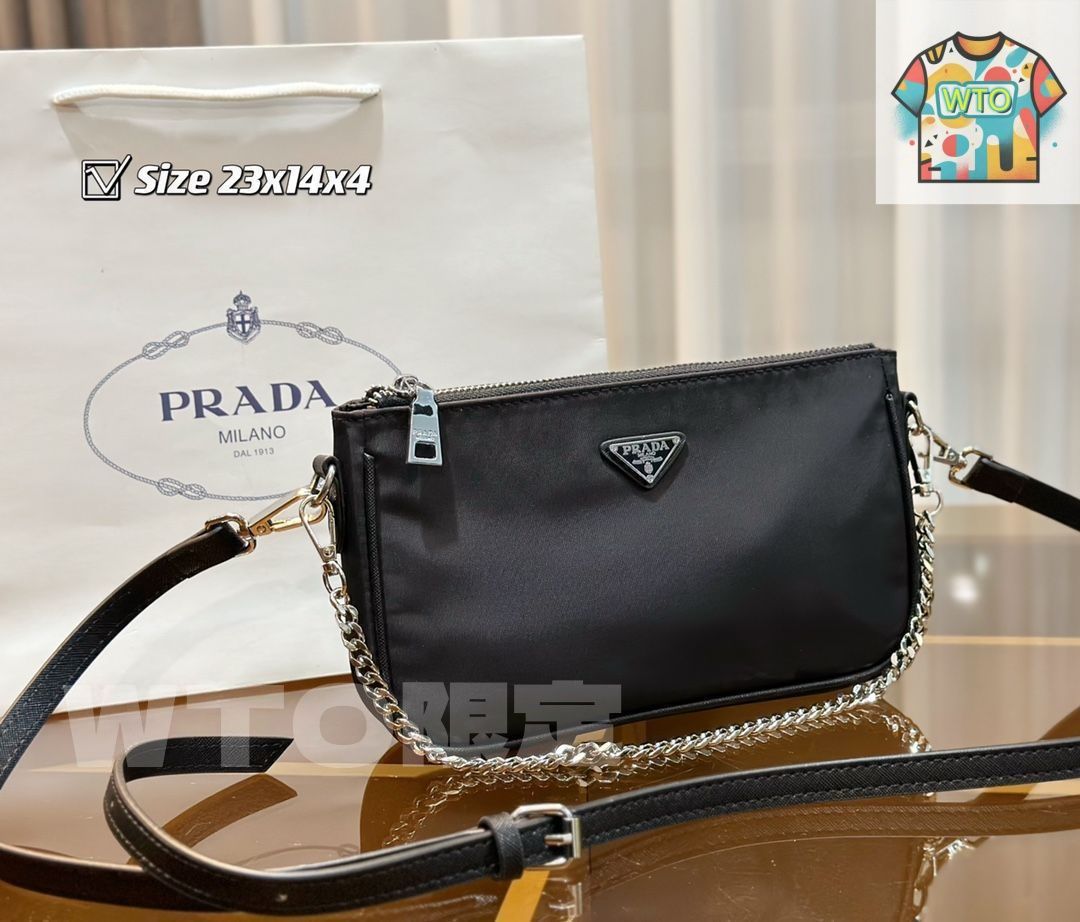 極美品 プラダ PRADA ショルダーバッグ ハンドバッグ 財布 3点セット 