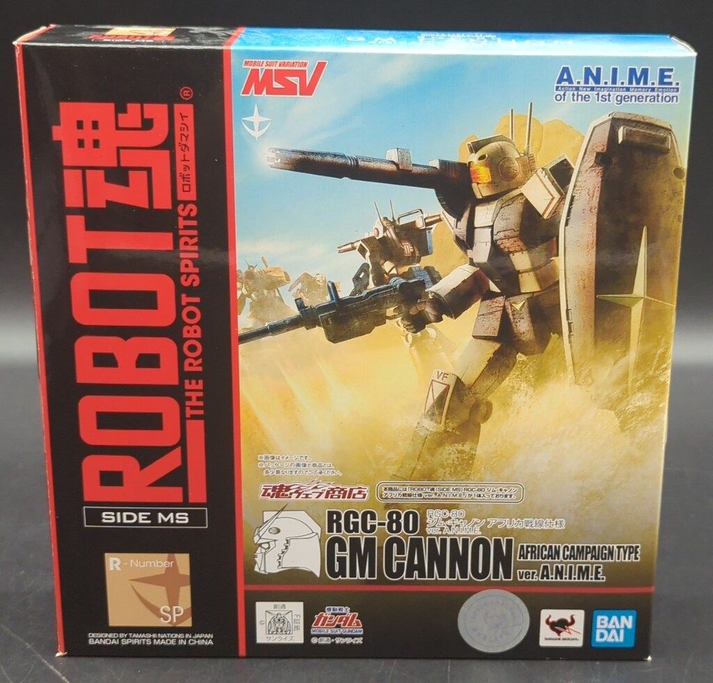 BANDAI SPIRITS ROBOT魂 機動戦士ガンダムMSV ジム・キャノン アフリカ戦線仕様 ver.A.N.I.M.E. SP