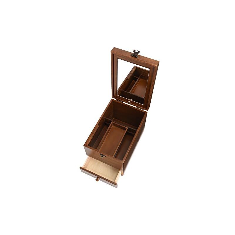 茶谷産業 日本製 Wooden Case 木製コスメティックボックス 017-513 マルチカラー 1