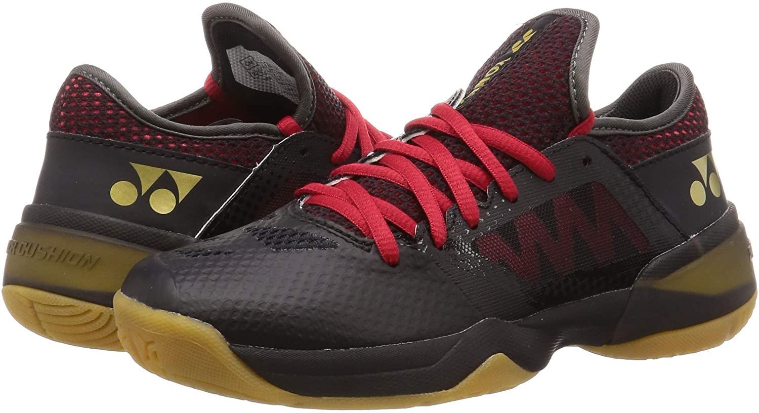 22.5cmのみ YONEX ヨネックス パワークッションコンフォ－トＺ２ ブラック×レッド バドミントンシューズ SHBCFZ2-187