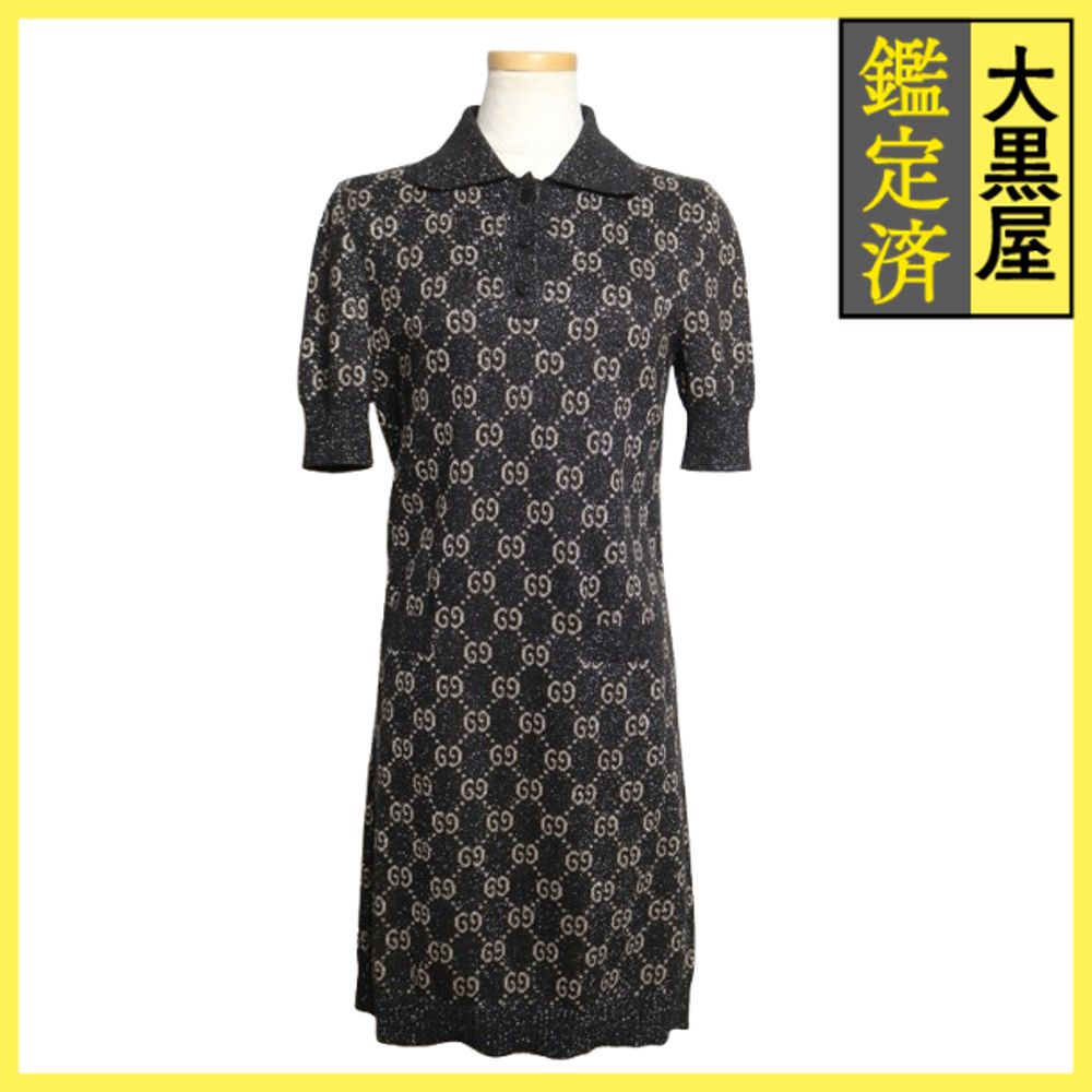 グッチ GGラメジャガード 半袖ワンピース 678437 XK854 200