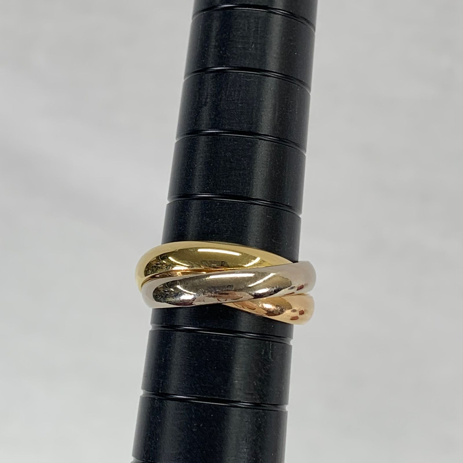 Cartier カルティエ トリニティ リング 指輪 K18 750(YG×PG×WG) 合計約8.4g