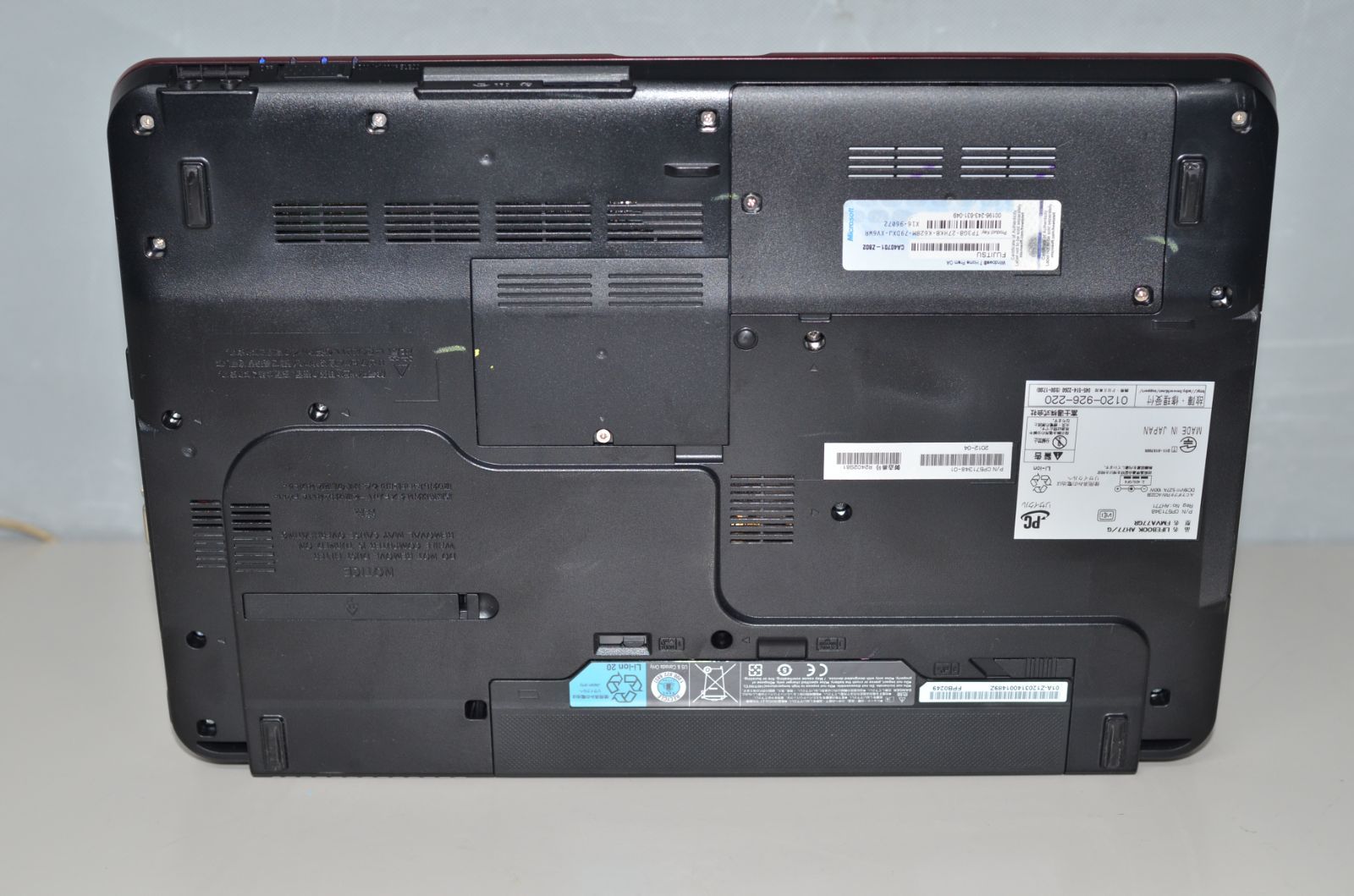 FUJITSU 富士通】ノートPC/Core i7 2670QM(第2世代) HDD 750GB FMVA53KWP