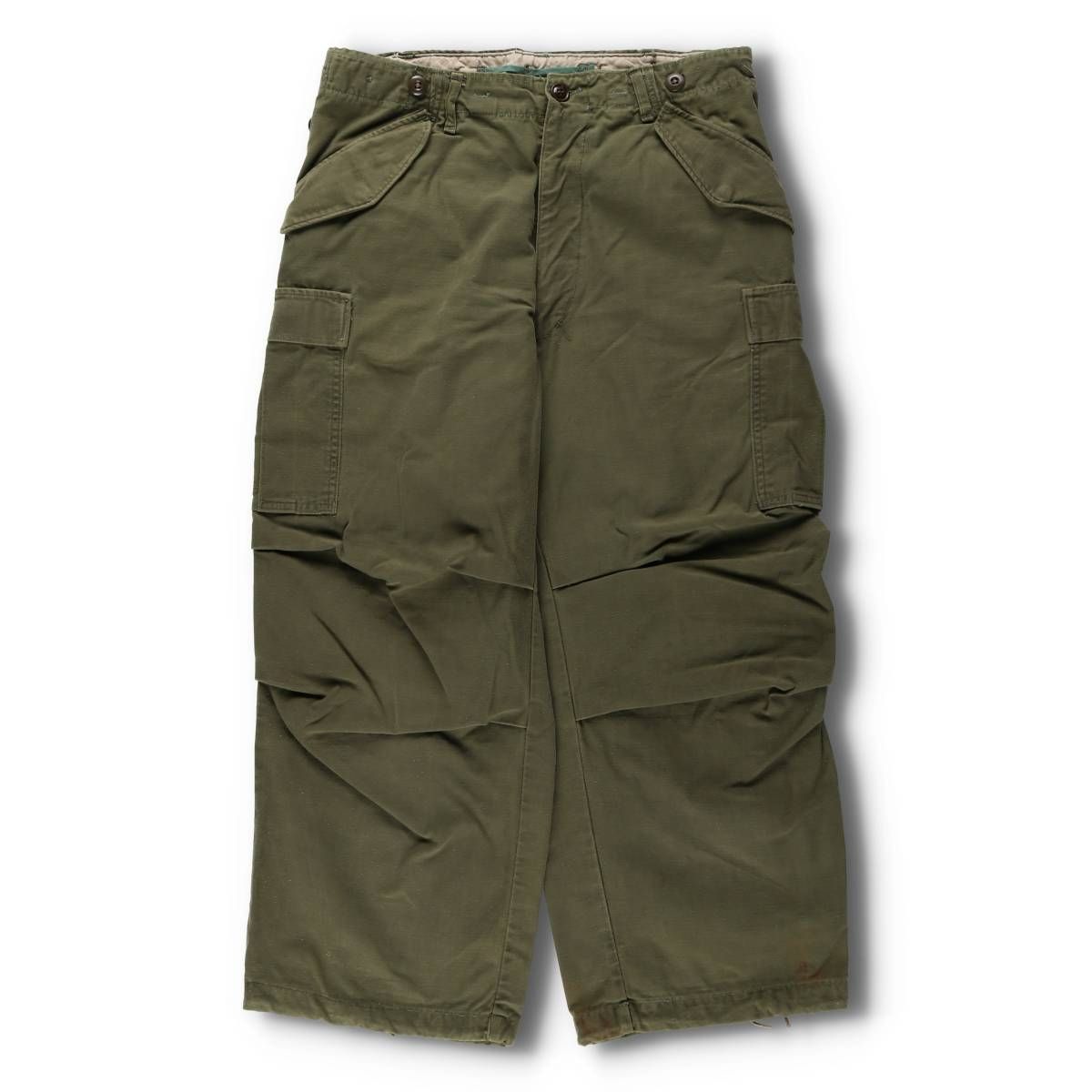 古着 70~80年代 米軍 M-65 ミリタリー カーゴパンツ MEDIUM-SHORT メンズM相当 ヴィンテージ|evb031164