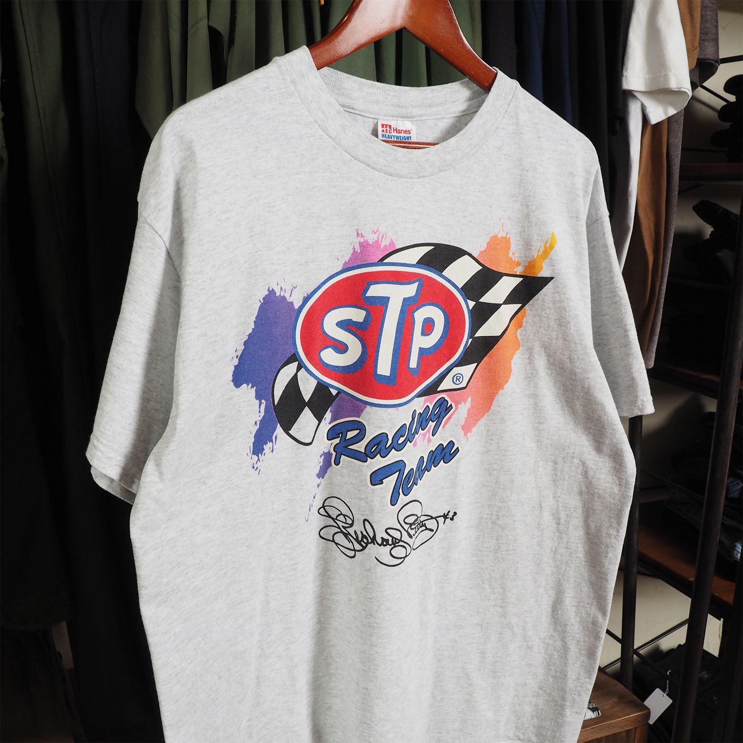 00s 90s STP Tシャツ モーターサイクル レース Hanes ヘインズ