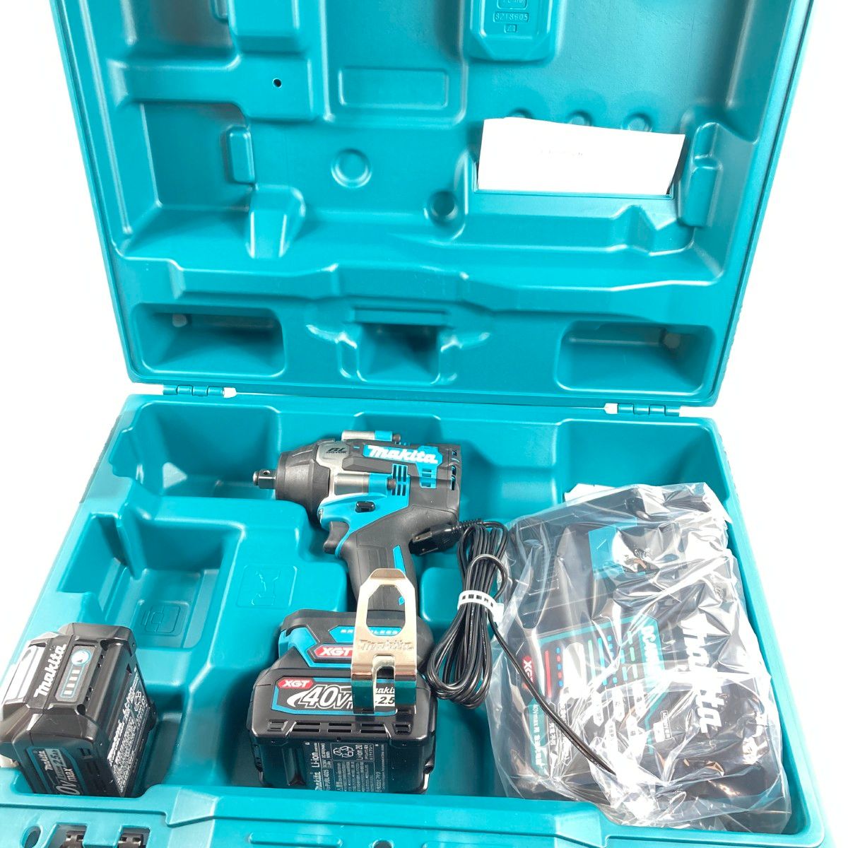 ＊＊MAKITA マキタ 40v 2.5Ah 充電式インパクトレンチ PSEマーク有 TW007GRDX ブルー ♥品