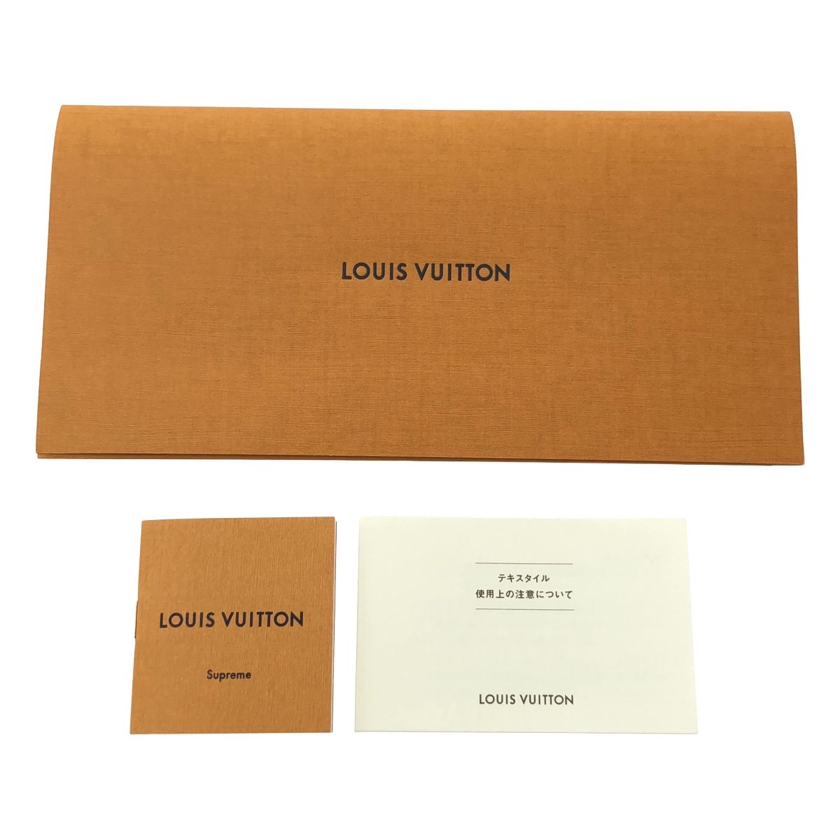 【美品】  Louis Vuitton / ルイヴィトン | × supreme ロゴ モノグラム バンダナ スカーフ ストール | ブラウン 美品】 Louis Vuitton / ルイヴィトン | × supreme ロゴ モノグラム