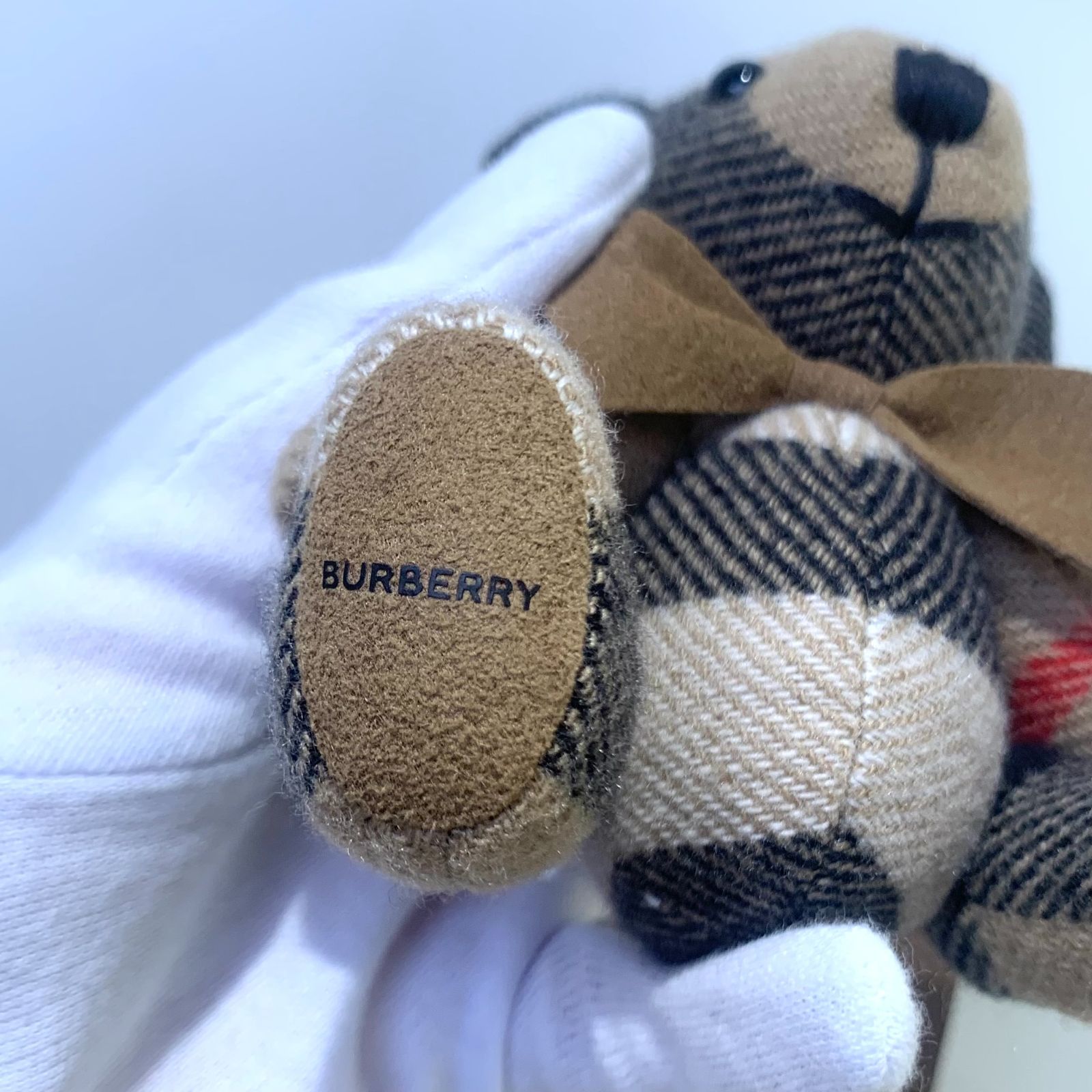 ▽【新品未使用】BURBERRY/バーバリー トーマスベア チャーム ウィズ