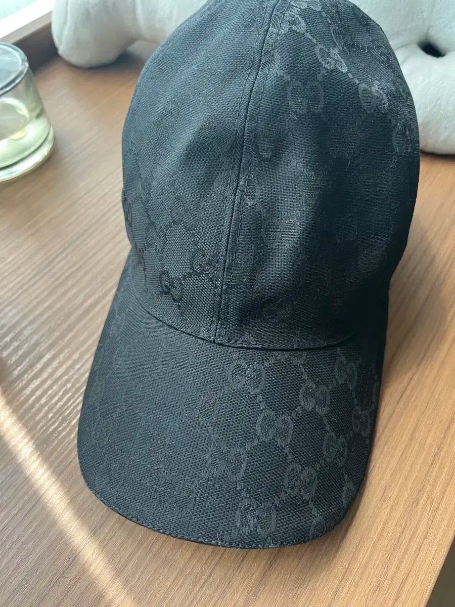 GUCCI グッチ キャンバス ウェブ GG ボールキャップ 帽子 58 M