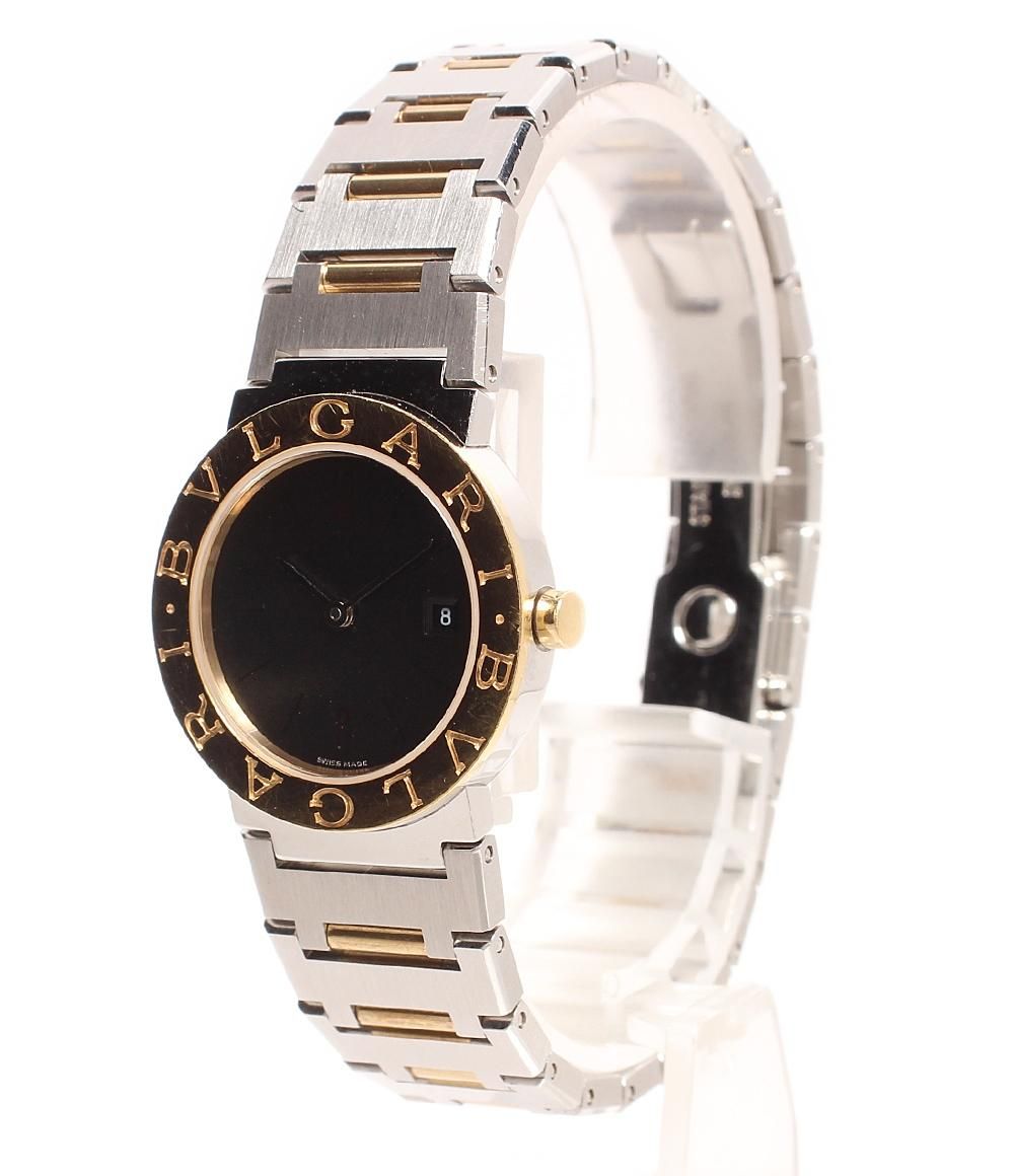 ブルガリ 腕時計 デイト 750 18K ブルガリブルガリ クオーツ ブラック BB 26 SG レディース BVLGARI ブルガリ 腕時計 デイト 750 18K ブルガリブルガリ クオーツ ブラック