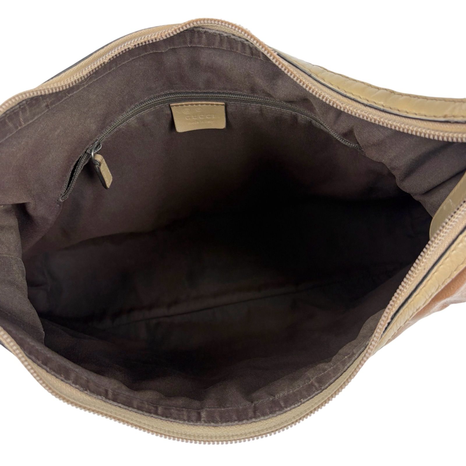 グッチ GUCCI ワンショルダーバッグ ホースビット柄 ブラウン